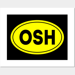 OSH Airport Code Wittman Regional Osh Kosh USA Posters and Art